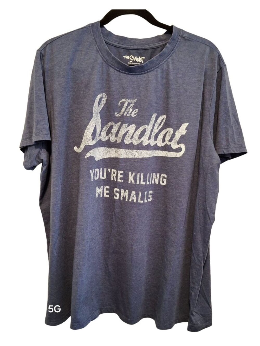The Sandlot Youre Killing Me Smalls Graphic T-Shirt Blue 1X Cotton Blend